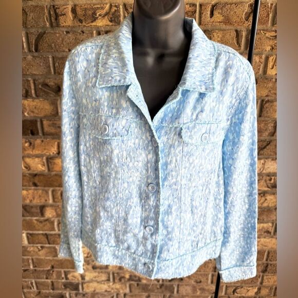 Tommy Bahama Cheetah Print Linen Jacket Size Medium - Picture 13 of 13